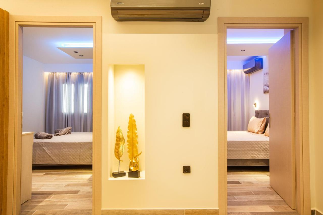 Black Rocks Family, Luxury Seafront Beach Maisonette Агиос-Гордиос Экстерьер фото