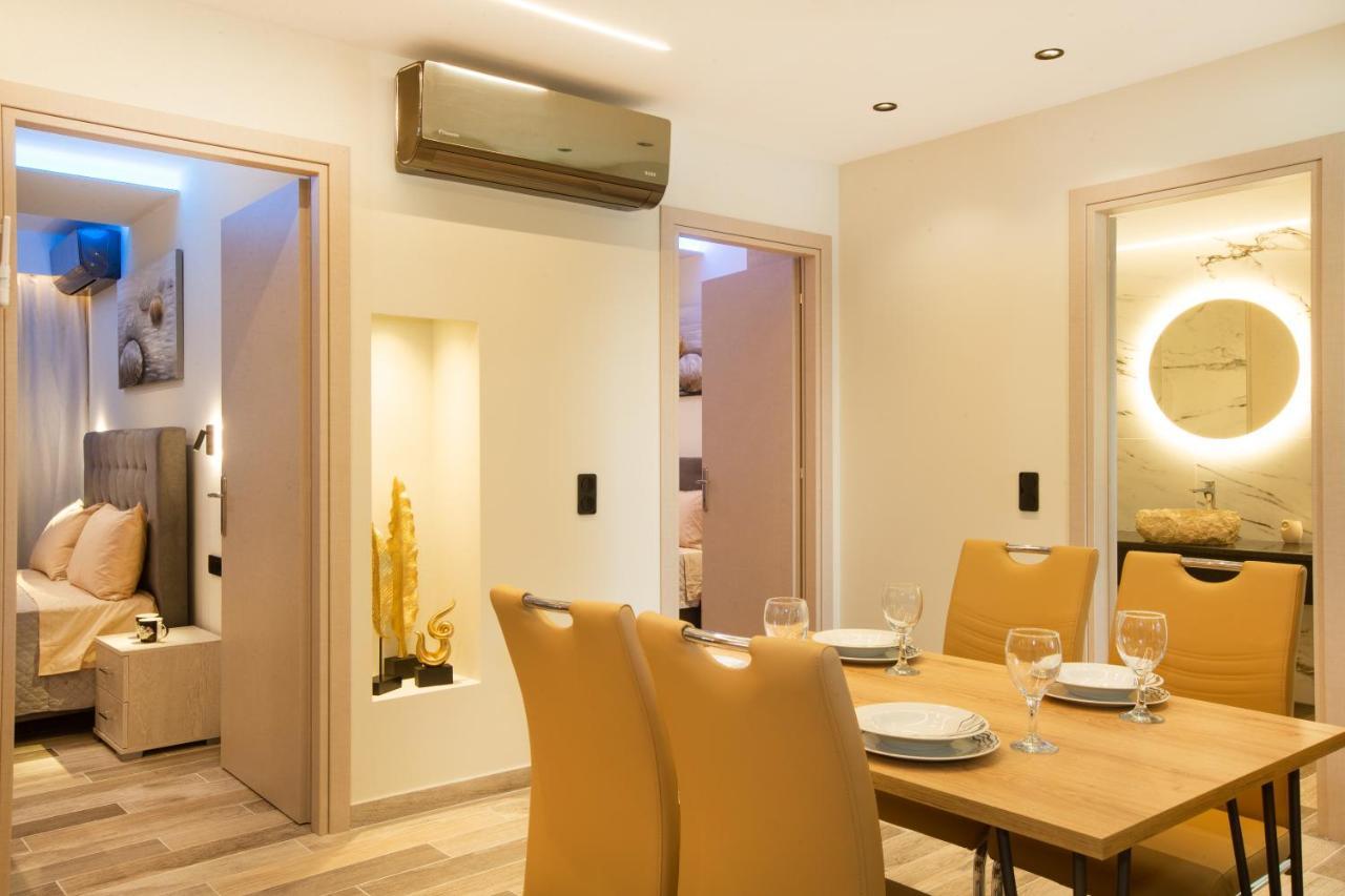 Black Rocks Family, Luxury Seafront Beach Maisonette Агиос-Гордиос Экстерьер фото